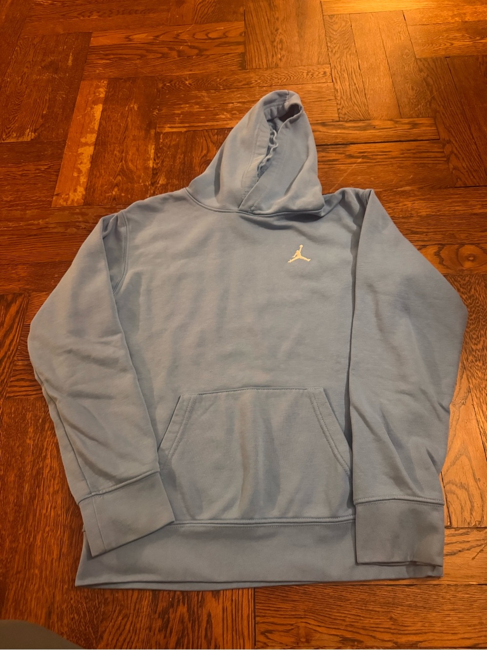 Jordan Big Boys Light Blue Pullover Hoodie